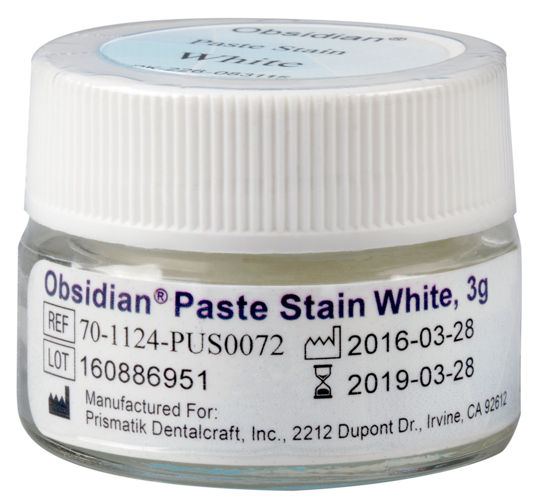 Obsidian® Paste Stain White 3g thumbnail 2