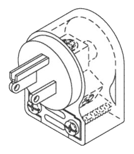 Hospital Grade Male Plug 15A 125VAC product image