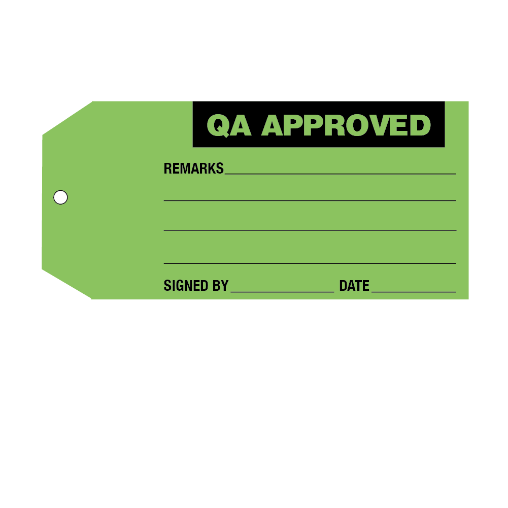 Equipment Labels QA Approved Box product image