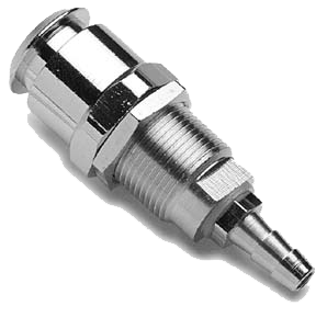 1/4" Panel Mount Coupler with Barb product image