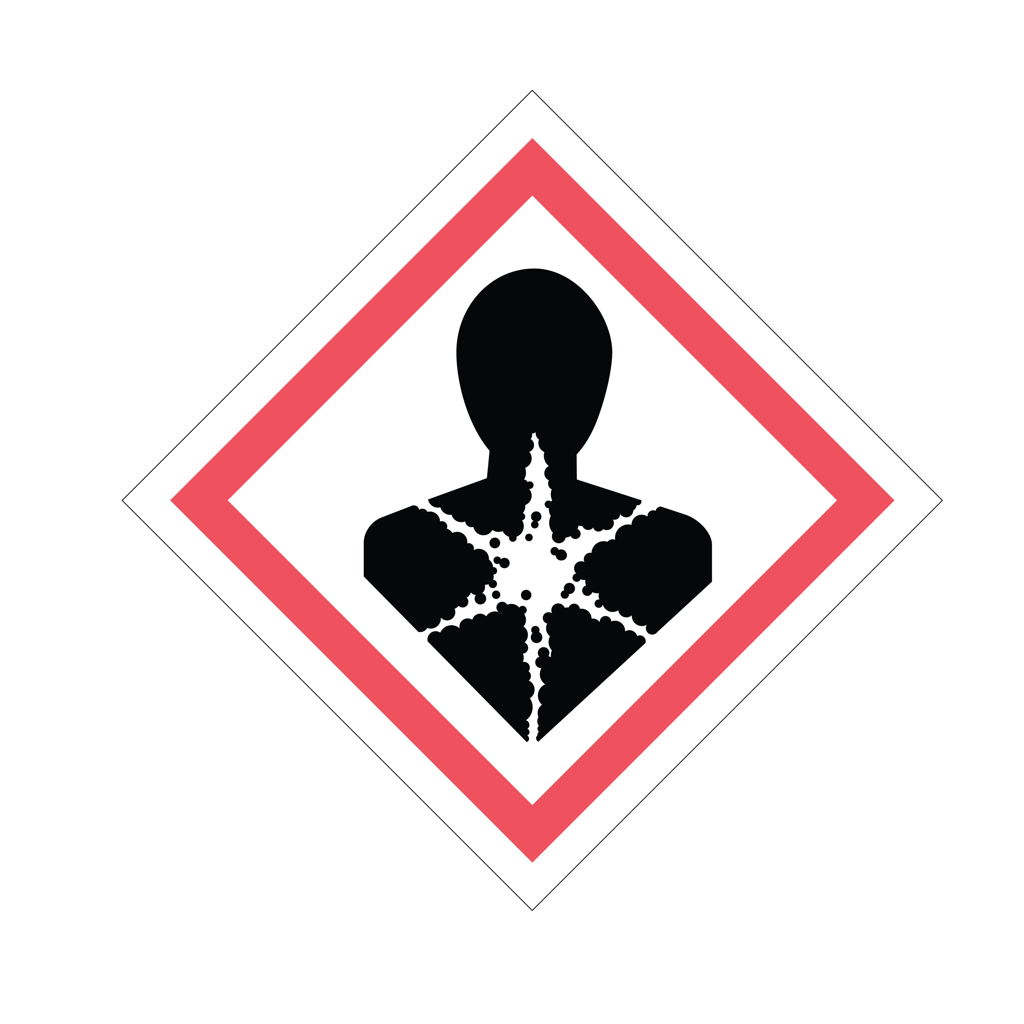 GHS Pictogram Label - Health Hazards WithLaminate product image