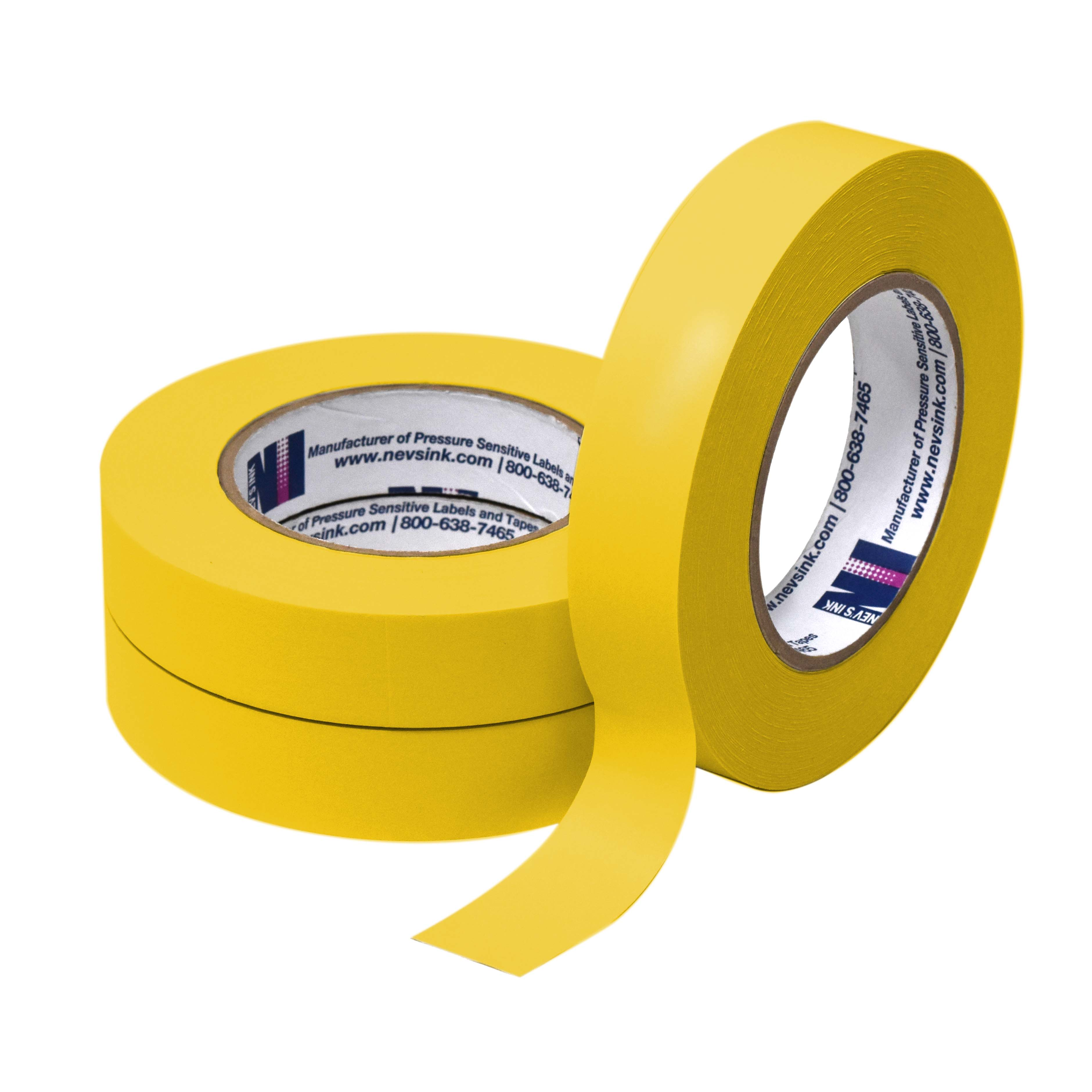 Yellow Labeling Tape 1" Wide x 60yd Box of 3 product image