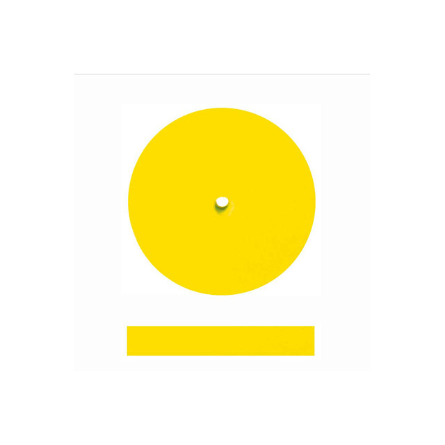 Sunburst 7/8" x 1/8" Wheels Yellow 80 Grit (A/O) Box of 12 product image