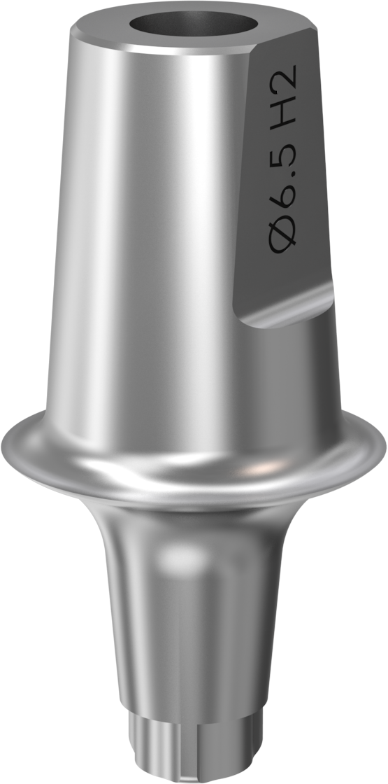 Kontact Non scalloped Straight Standard Abutment Ø6.5mm H 02mm image