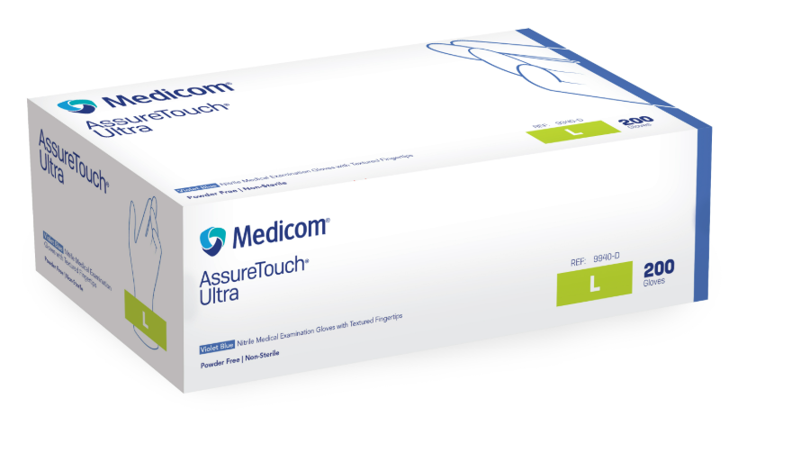 AssureTouch® Ultra Nitrile Medical Examination Gloves Large Box of 200 product image