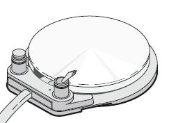 A-dec 334/335 Foot Control 9' without Chip Blower Gray 3 product image