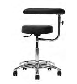 Assistant Stool Economy with Fixed Torso Support Vinyl product image