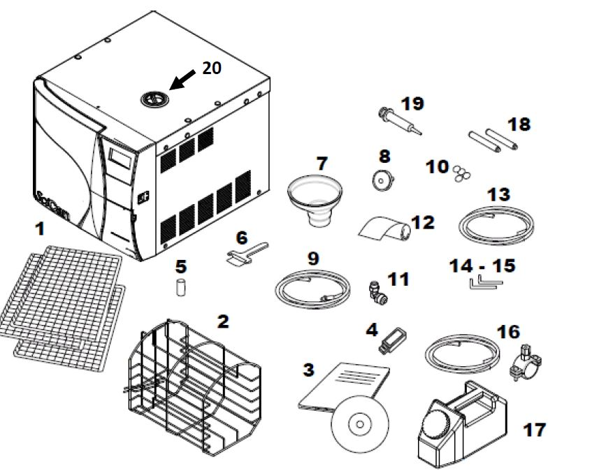 Bravo Silicone Drain Tube with Fitting product image