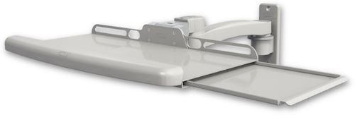 Bent Keyboard Tray Wall Mount and 11" Arm product image