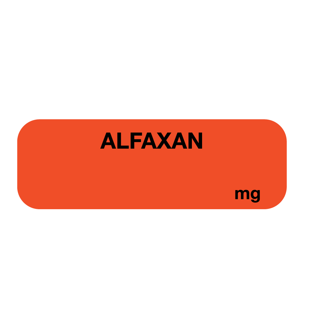 Alfaxan Anesthesia Label Roll product image