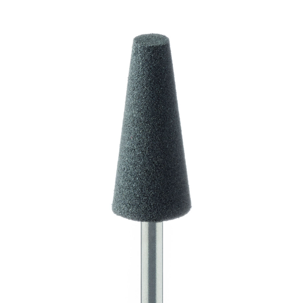 Polisher For Acrylics Flat End Cone 8mm Grey HP Pack of 5 product image