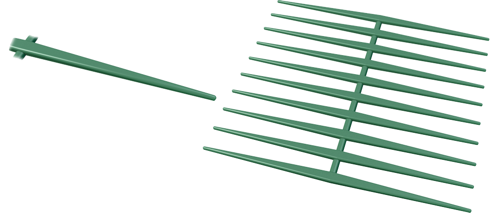 #RK Standard Ring Clasps Straight Green Box of 200 product image