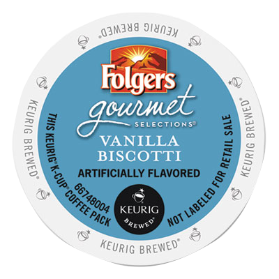 Folgers Coffee Vanilla Biscotti K-Cup 24/Bx product image