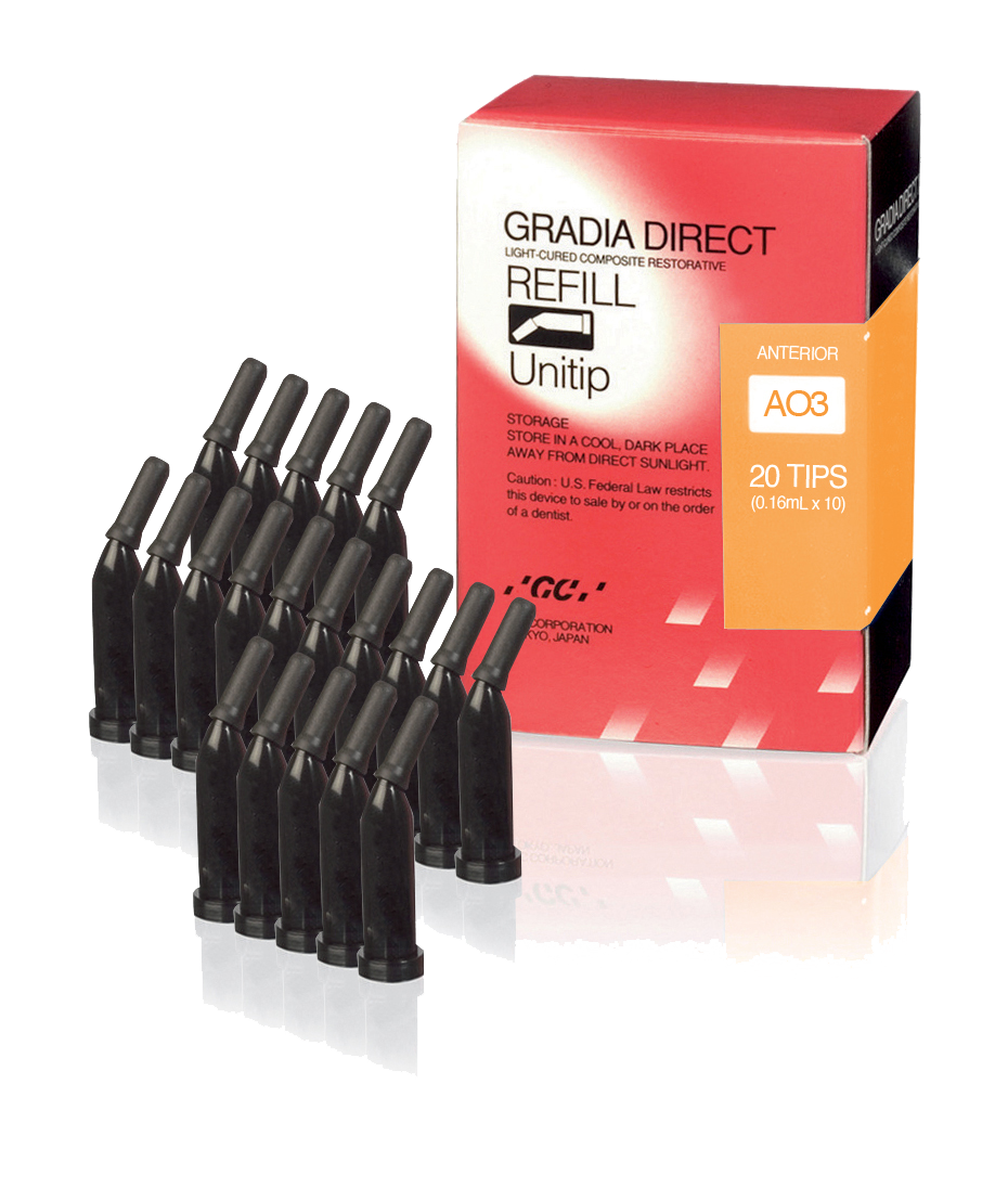 Gradia Direct Universal Composite AO3 Unitip Refill 20/Bx product image