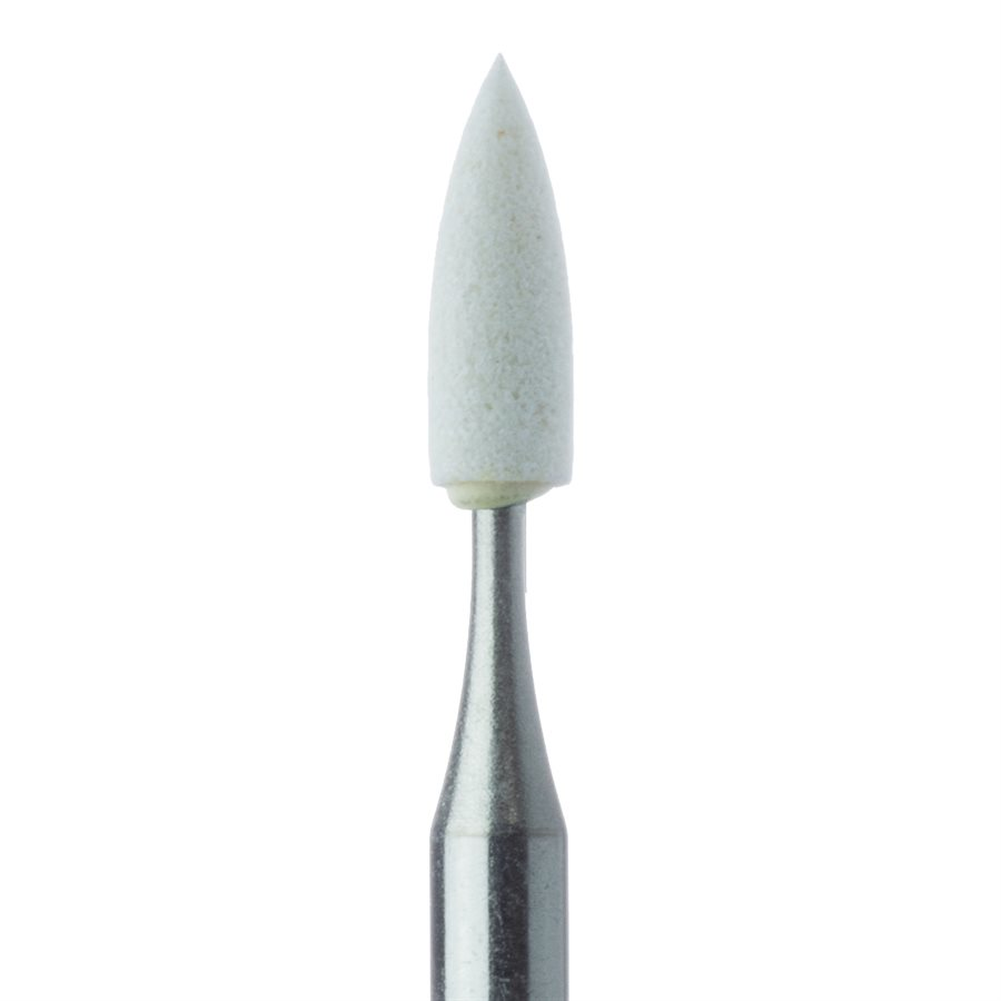 Abrasive Extra Fine Flame 2.5mm 2.5mm White RA Pack of 5 product image