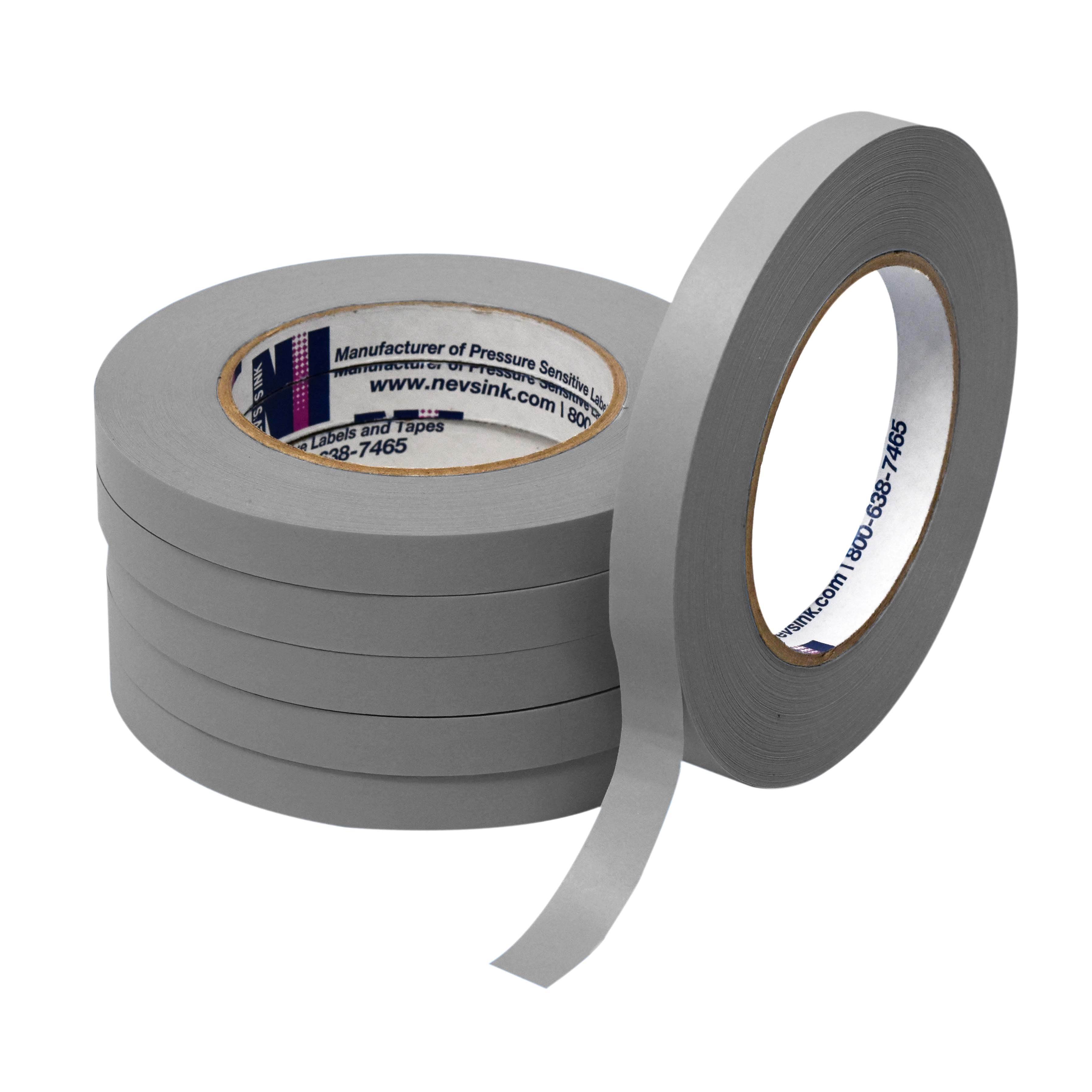Silver Labeling Tape 1/2" Wide x 60yd Box of 6 product image