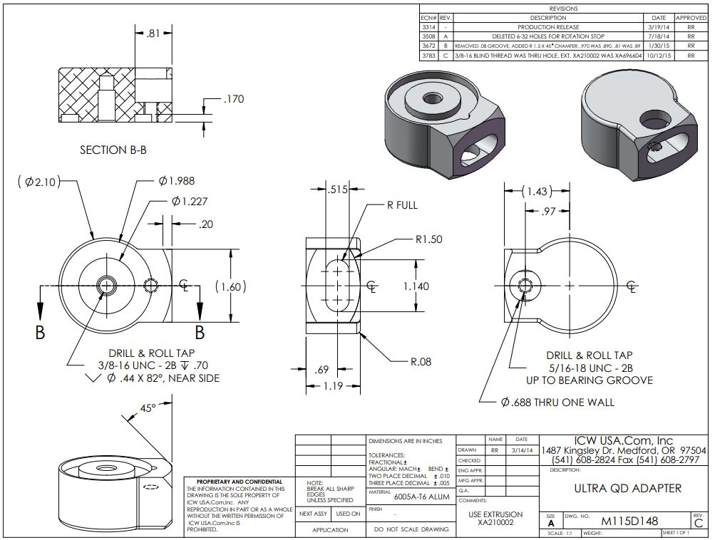Ultra QD Adapter RevC product image
