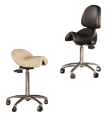 Bambach Saddle Stool Black Satin product image