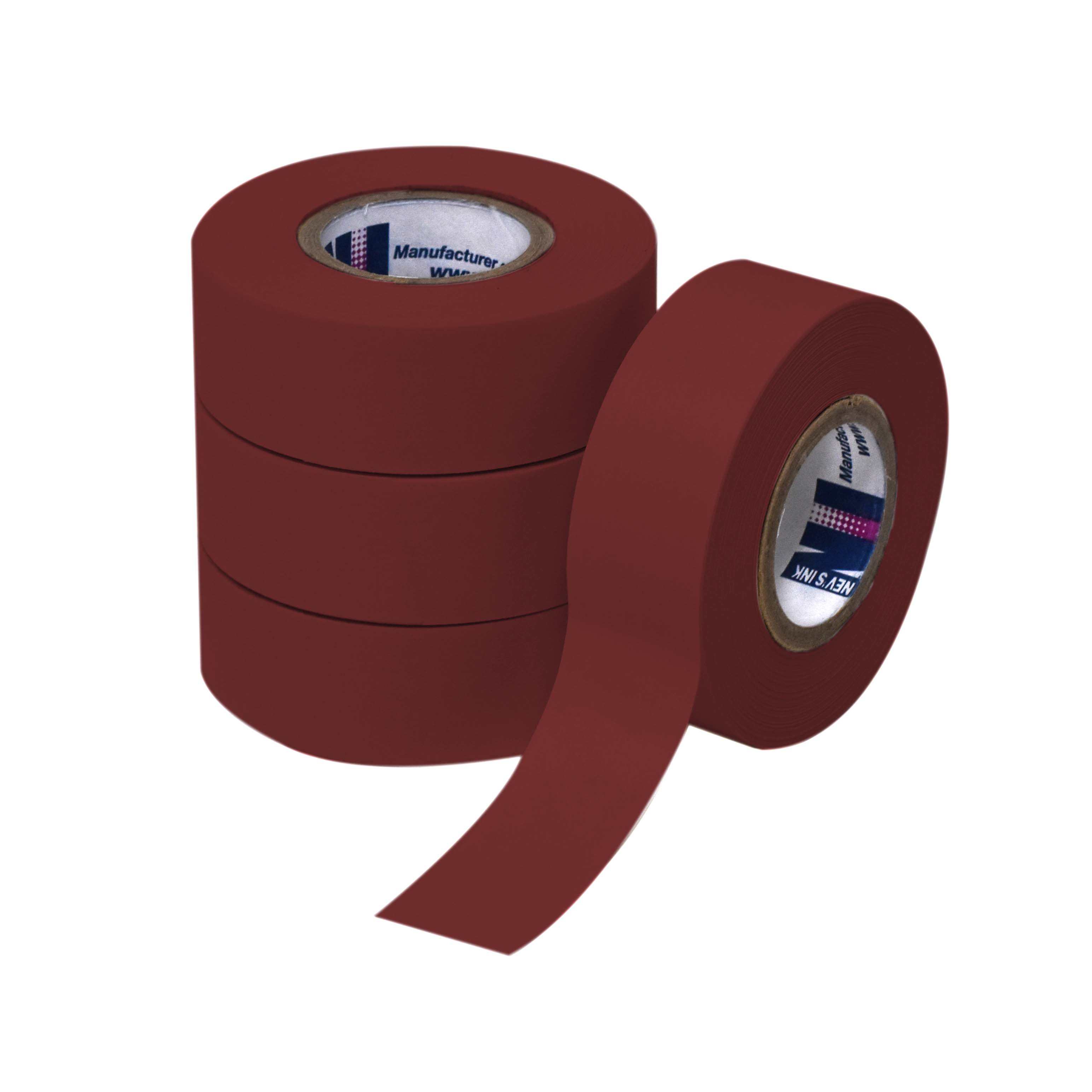 Dark Red Labeling Tape 3/4" Wide x 500" Box of 4 product image