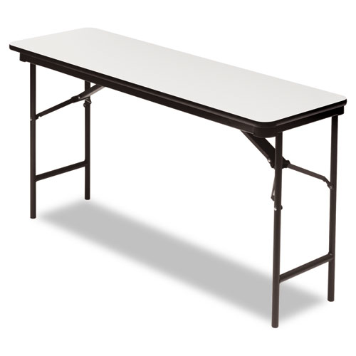 Premium Wood Laminate Folding Table 18x60 Gray product image