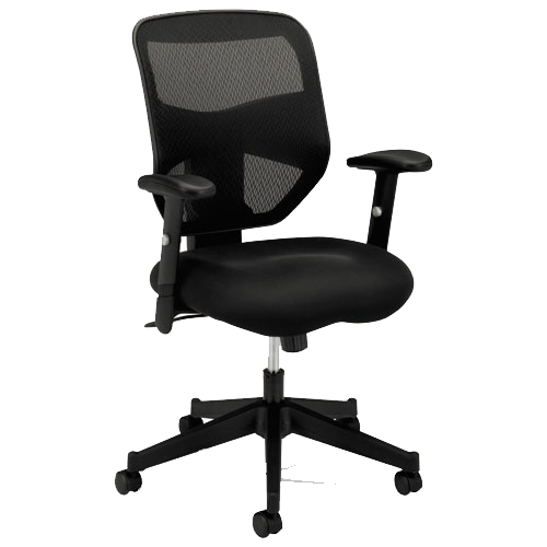 Basyx® VL531 Series High-Back Work Chair Mesh Back Padded Mesh Seat Black product image