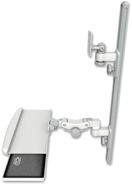 ErgoVision 65 LCD Mount on 36" Wall Track product image