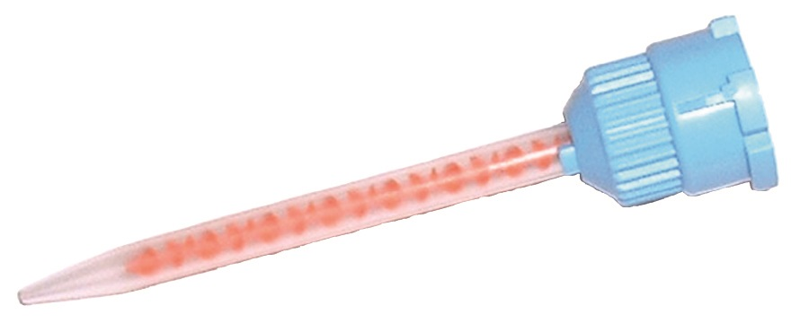 Defend Crown & Bridge Material, High Performance Mixing Tips, 1:1, Blue/Clear, 25/Pk, VP8111 product image