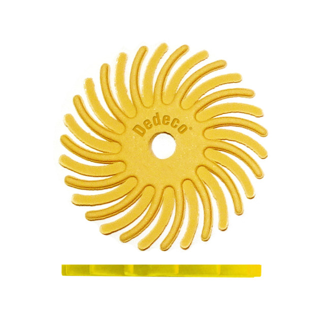 Sunburst 1" TC Discs Yellow 80 Grit (A/O) Box of 12 product image