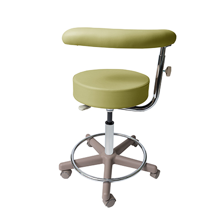 Standard Assistant Stool Sub-Assembly without Upholstery Beige Base product image