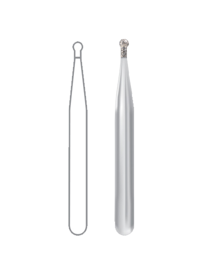 Diamond Bur Friction Grip Medium 802-010M 5/Pk product image