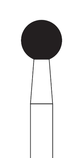 #801/029 Coarse Laboratory Diamond Bur Round HP product image