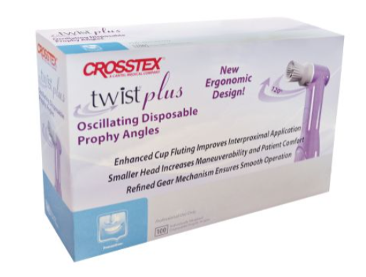 twist™ Plus Oscillating Disposable Prophy Angles Gray Box of 100 product image