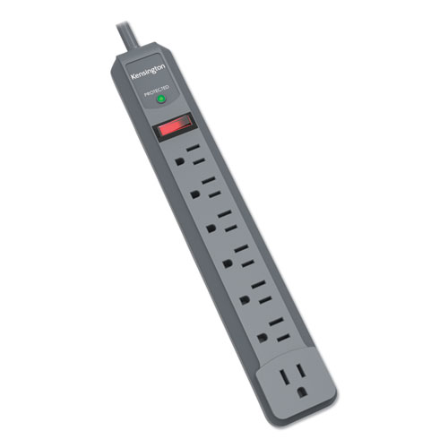 Guardian Premium Surge Protector 7 Outlets 6 ft Cord 540 Joules Gray product image