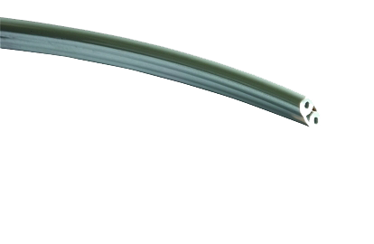 Syringe Tubing 2 Hole Asepsis Straight Gray Box of 100ft product image