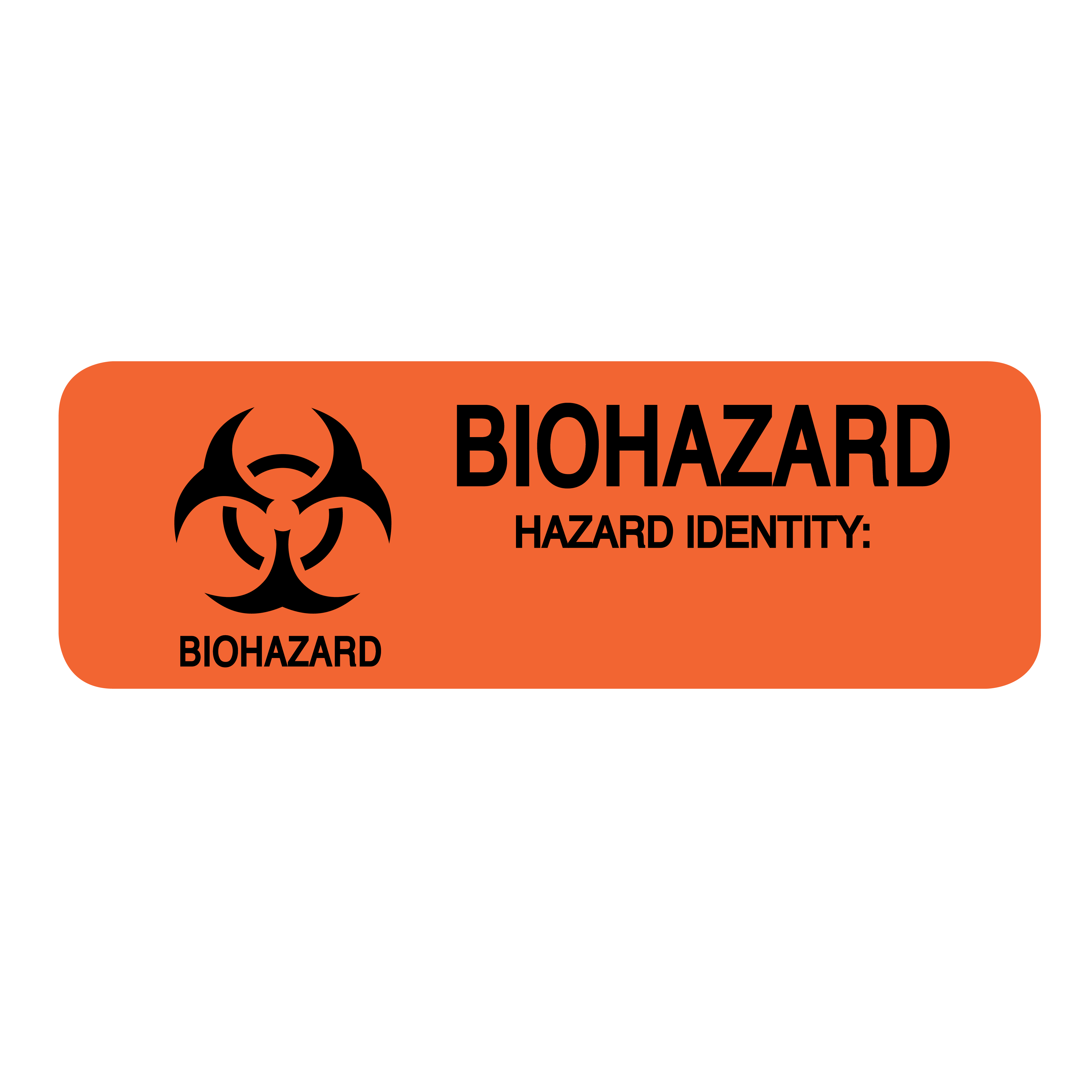 Warning Labels Biohazard Hazard Identity 1 Roll product image