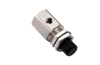 Push Button Valve Momentary 2-Way Normally Closed Black product image