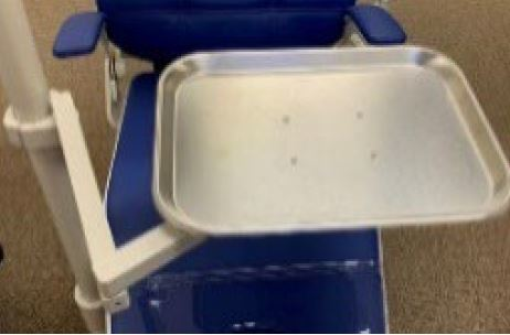 Bracket Tray Assembly BT-280 10" x 15" SS Rigid Arm Post Mount Black product image