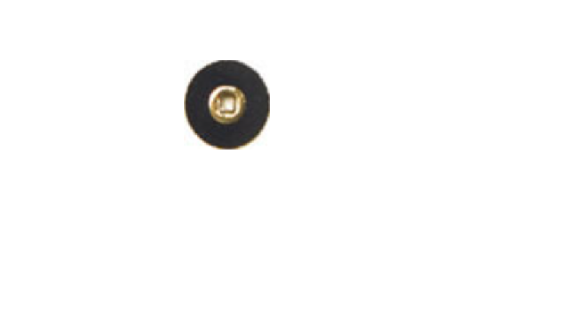 Paper Discs Brass Center 3/4" Emery Fine 200/Pk product image