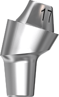 Kontact Angulated Non indexed MUA Conical Abutment 17 Degrees Height 4mm product image