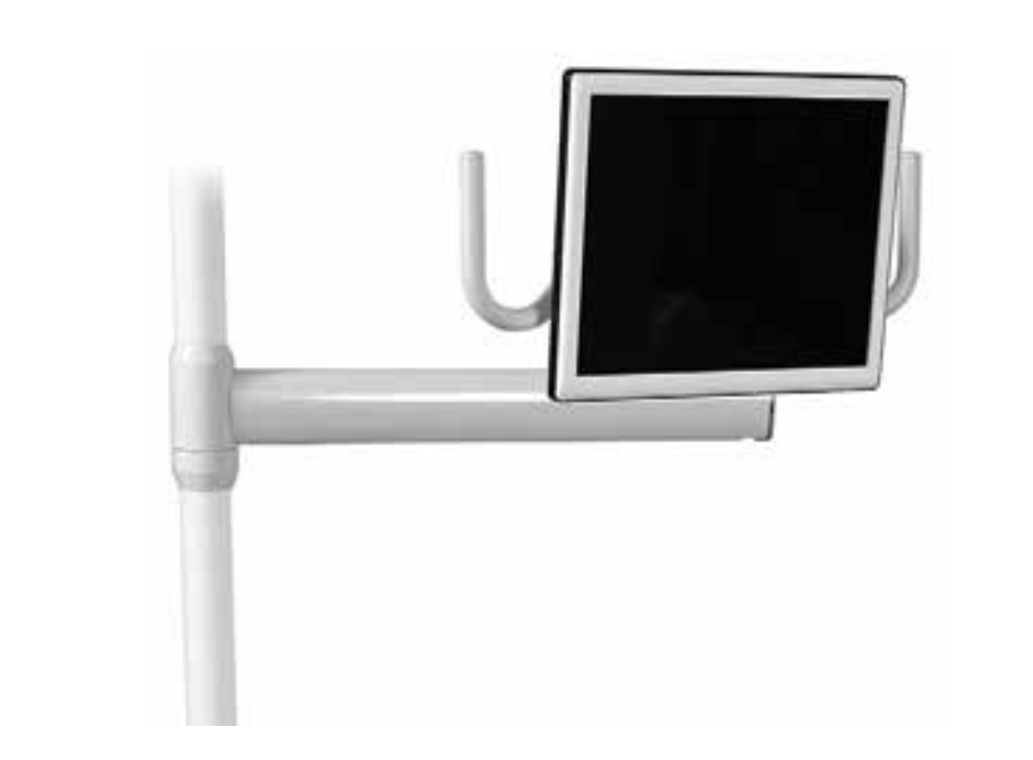 Post with Monitor Cord Slot 44in product image