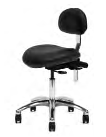 Doctor Stool Deluxe with Backrest Vinyl product image
