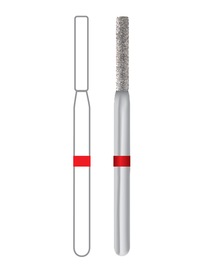 Diamond Bur Friction Grip Fine 837KR-012F 5/Pk product image