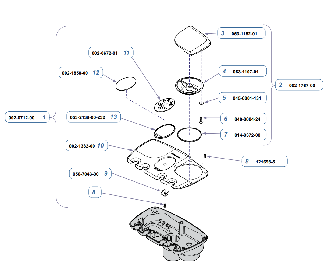 Top and Lid Cover Assembly Kit product image