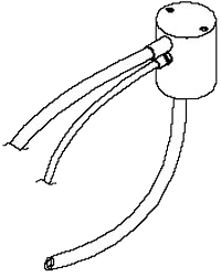 Universal Manifold Long Self Center Neck with Barbs product image