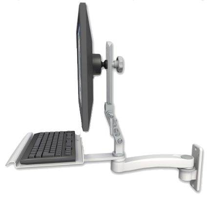 Ultra 510 LCD Wall Mount with12" Keyboard Tray and 11" Arm product image