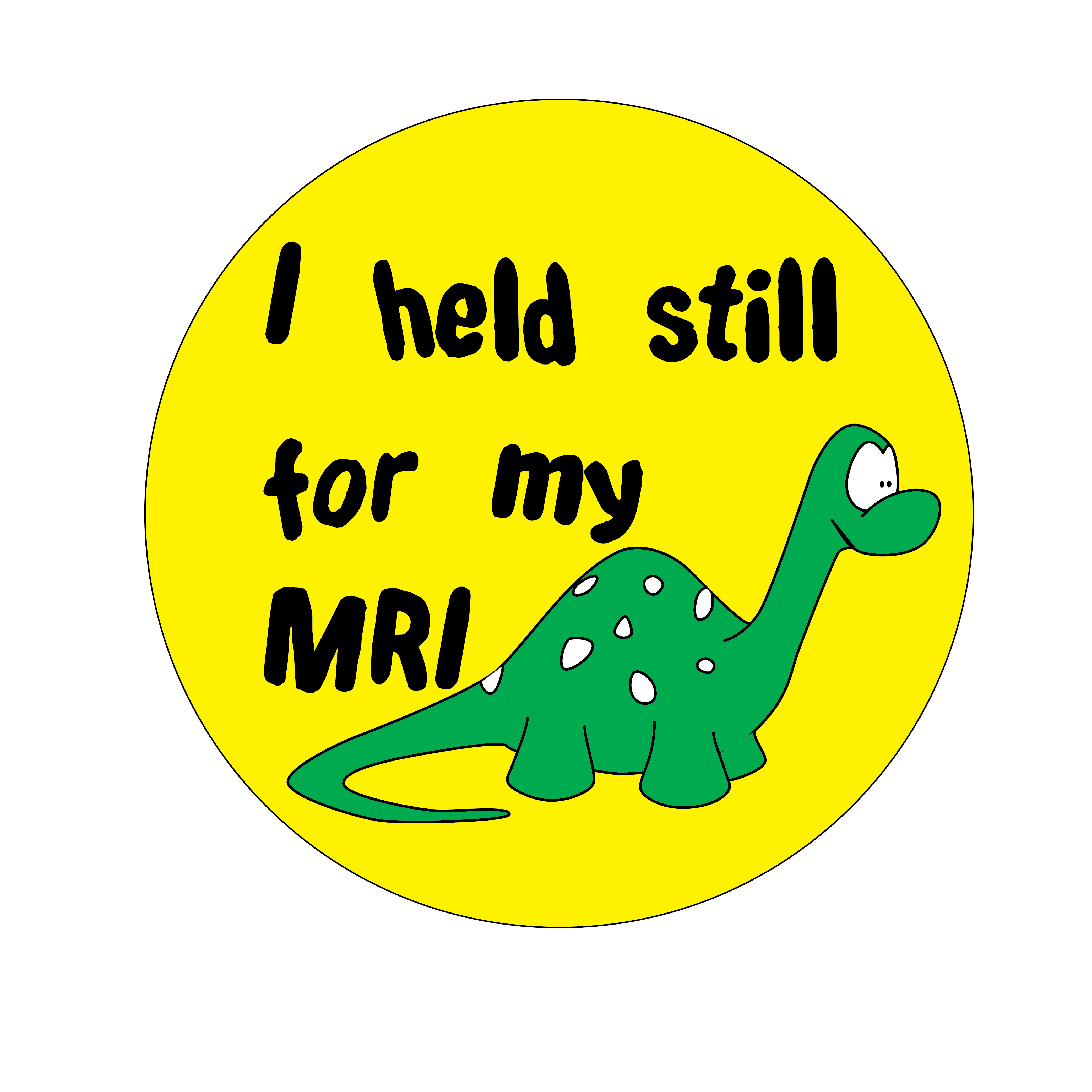 I Held Still For My MRI Lable Roll product image