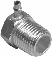 Barbed Elbow 90 Degree 1/6 Barb x 1/8 MPT - Barbed Elbow 90 Degree 1/6 Barb x 1/8 MPT - Image 1