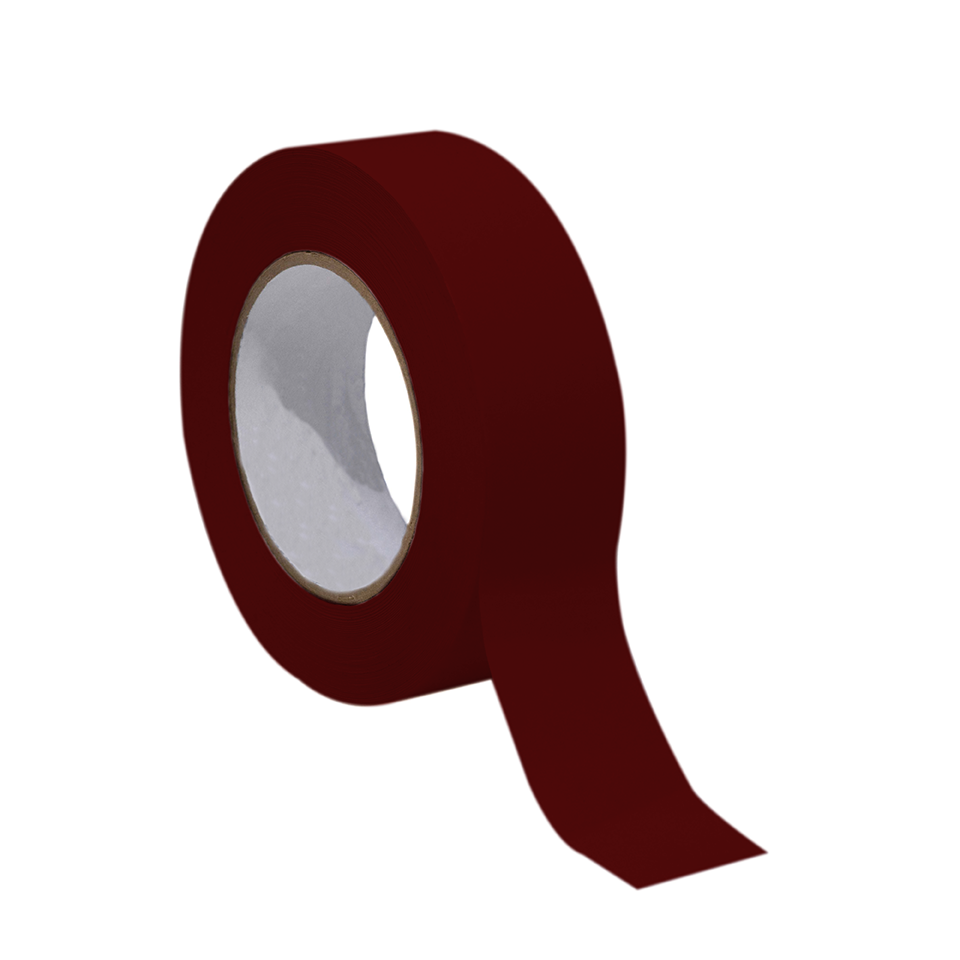 Dark Red Labeling Tape 1-1/2" Wide x 60yd Box of 2 product image