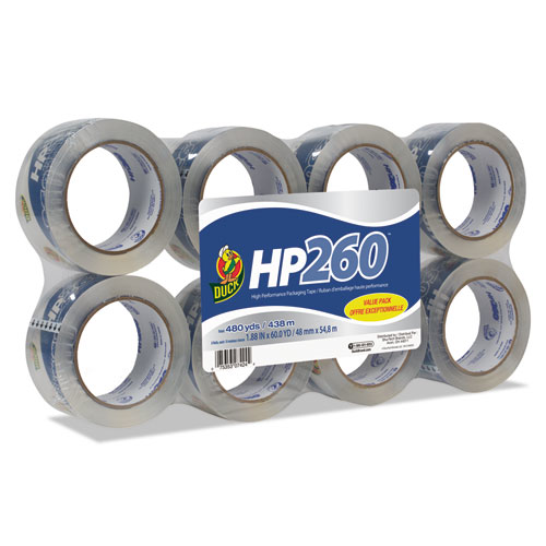 HP260 Packaging Tape 3" Core Clear 1.88" x 60 yds Pack of 8 product image