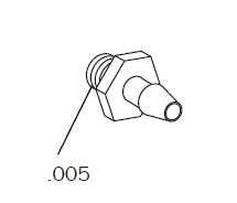 Restrictor 1/8 X 10-32 Barb product image